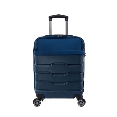 China ABS Aluminum Trolley Rolling Spinner Wheels Suitcase Cover Woman Travel Bag Luggage for sale