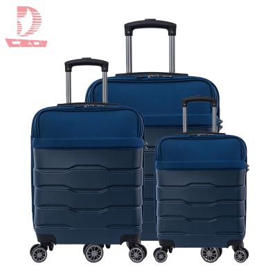 China ABS Designer Durable Best Quality 8*360 Luxury Spinner Wheels Cube Luggage Sets for sale