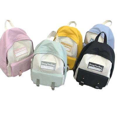 China Wholesale Popular School Backpack Nylon Plain Multifunctional Bagpack School Bag For Girls for sale