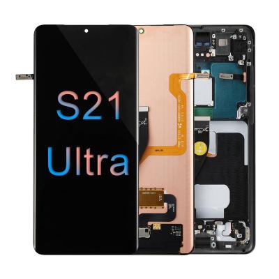 China For galaxy S21 5G s21 lcd spare part sam repair assembly for samsung galaxy plus 5g complete ultra g990f g991 display for sale