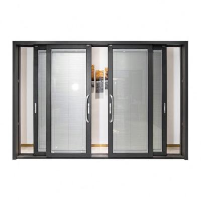 China Waterproof Alucasa Small French Sliding Door Double Glazed Sliding Doors for sale