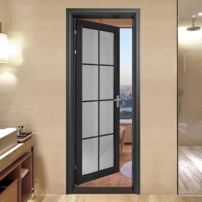 China Alucasa Waterproof Residential Interior Swing Doors Aluminum Alloy Casement Swing Door for sale