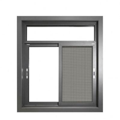 China Aluminum Aluminum Bathroom Folding Sliding Screen Alucasa Profile Frame Window Americans Windows for sale