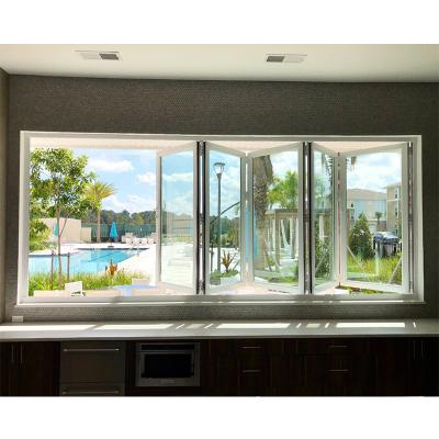 China Aluminum Folding Screen Alucasa Folding Window for sale