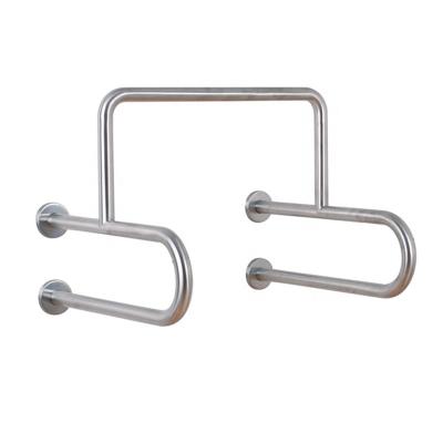 China Modern Stainless Steel Handicap Grab Bars For Urinal Toilet Grab Bars For Elderly for sale