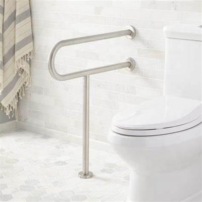 China Modern Floor Mounted Stainless Steel Toilet Safety Aid Grab Bar For Senior for sale