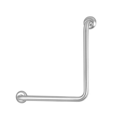 China Modern L Shape Spot Stainless Steel Polish Grab Bar for sale