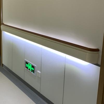 China Modern Hospital Corridor Soft Pvc Railing With LED Light for sale