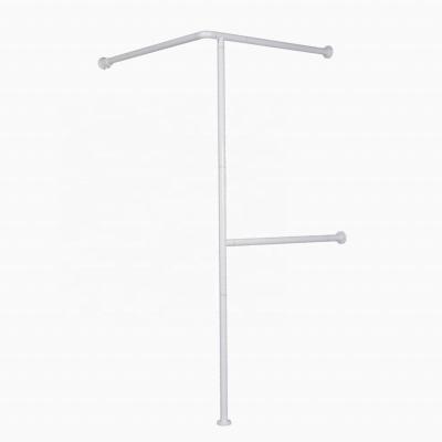 China White Shower Rod Covers Plastic Shower Curtain Rods Bathroom Rest House for sale