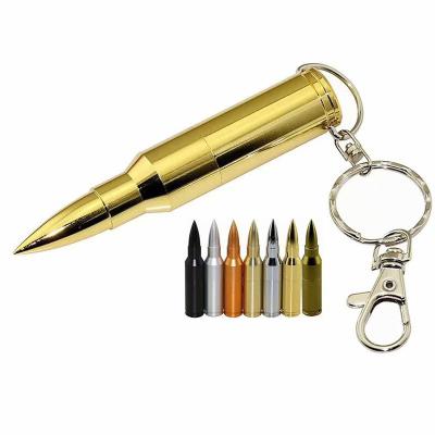 China Protable Best Quality Usb Disk Gift For Men Gold Bullet Shape Usb Flash Drive 16gb 32gb With Metal Box for sale