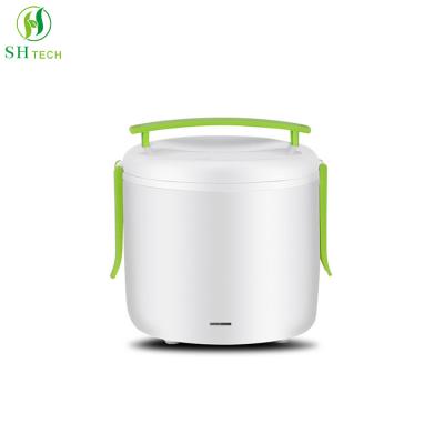 China Sustainable Home 1.5L Single Layer Electric Heating SS Bento Lunch Box, 304 Stainless Steel Car Lunch Box for sale