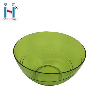 China Food Grade Sustainable Disposable Plastic PS Fruit Bowl And Snacks Bowl for sale