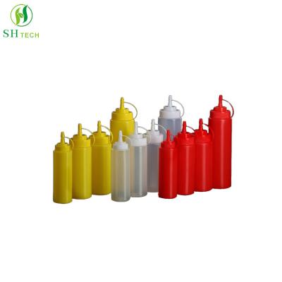 China New Design BBQ 600Ml Barbecue Squeeze Plastic Bottle For Sauce for sale