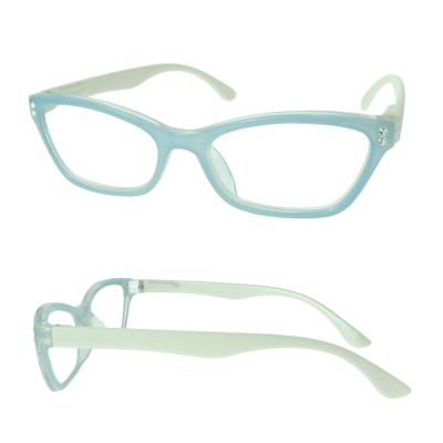 China Blue Reading Glass Light Filter Glass Monocle Frames Made In China Luxury PC Glasses Frame for sale