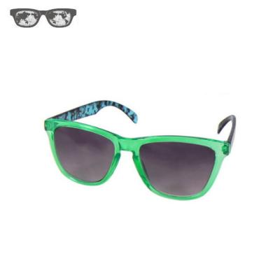 China Fashion Sunglasses Peculiar Neon Color Optical Frame Matched Plastic Tortoiseshell Temples Sunglasses for sale