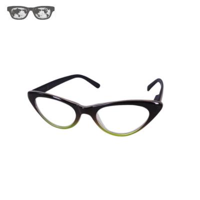 China For reading glass gradient color cat eye style polycarbonate frame eye glasses for sale