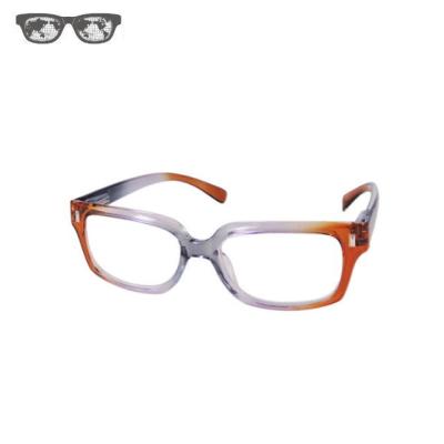 China New Design Unisex Colorful Plastic Reading Glasses With PC Frame for sale