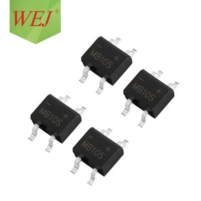 China Power Supply High Quality Power Adapter MBS Diode 1A 1000V Package MB10F MB10S Bridge Special Diode Rectifiers for sale