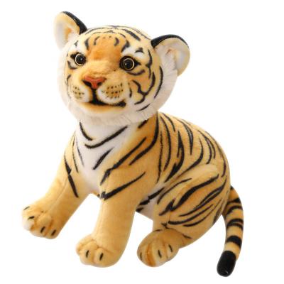 China Small tiger simulation tiger toy Creative cartoon doll mascot plush toy tiger plush doll animal toy for sale