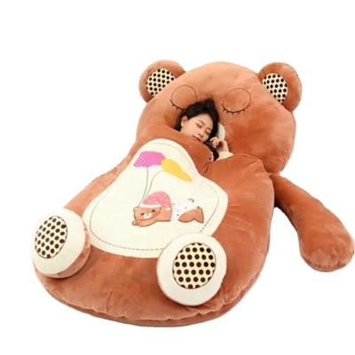 China Sing Talk Dance Best Made Plush Animal Shape Bed Giant Toy Stuffed And Plush Bag Animal Bed For Kids Or Adults for sale