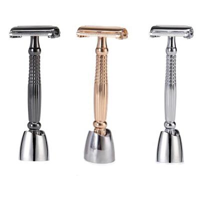 China High Quality Single Blade Platinum Coating Double Edge Safety Shaving Razor for sale