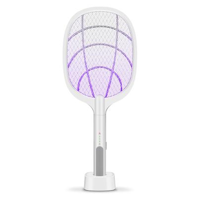 China Viable Mosquito Swatter X-PEST Electric Fly Swatter Led Light Fly Mosquito Racket Killer Lamp Swatter for sale