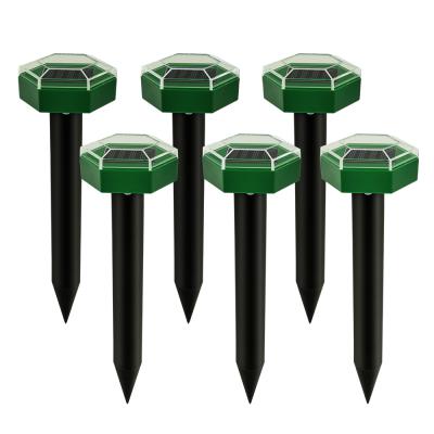 China Viable Outdoor Sonic Solar Mole Repeller Garden Mole Repeller Garden Gopher Rodent Voles Solar Powered Repellent Repeller for sale