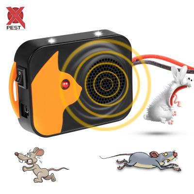 China X-PEST Viable Ultrasonic Car Reflector Under Hood Animals Rodent Repeller Cat Mouse Rat Drive Away Car Reflector for sale