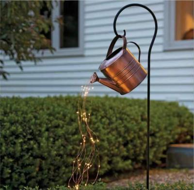 China Countyard Waterproof Garden Light Kettle Garden Light Modern Solar Powered LED Landscape Light for sale