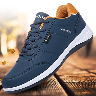 China Cushioning Big Shoes Man Casual Shoes, Wholesale Leather Shoes Men, Fashionable Flat Walking Shoes Sneaker Man for sale