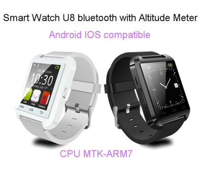 China new Bluetooth U8 Smart Watch Wrist Watches U8 Altitude Meter DHL for android phones IOS for sale