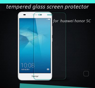 China honor 5C tempered glass screen protector full coverage 0.33mm ultrathin Scratch-Resistant shatterproof invsible 5.2'' 9H for sale