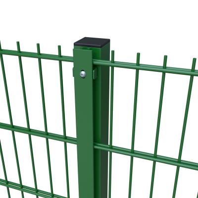 China Easily Assembled Cheap Price Galvanized And Powder Coated Double Horizontal 868 Wire Mesh Fence Panels for sale