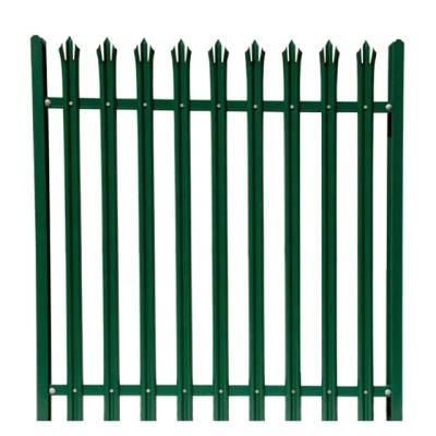 China Easily Assembled Hot Dipped Galvanized +power Coated New Design Palisade Fence for sale