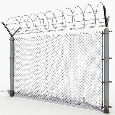 China New Product Easily Assembled 6 Ft Galvanized Chain Link Fence Low Price for sale