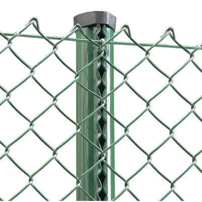 China Easily Assembled High Quality Garden Fence PVC Coated Sales Chain Link Fence for sale