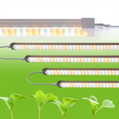 China Seed Starting Lamp Custom Fabric Grow LED Stent T5 Hydroponic Plant Growth Lamp for sale