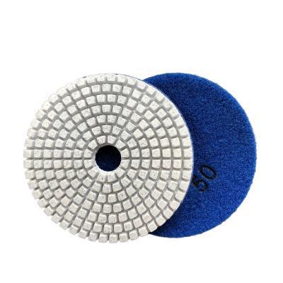 China Thicker Polishing Diamond Pad For Stone By Angle Grinder 100mmx4.5mm for sale