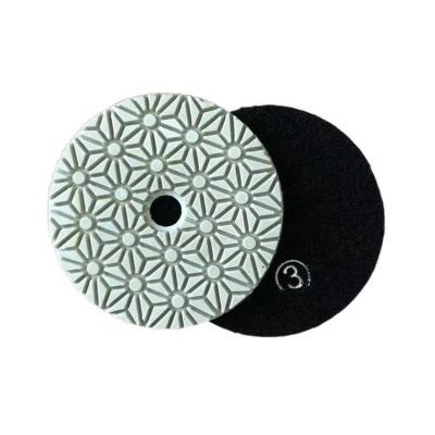 China 3 Step Dry Polishing Pad For Quartz Glass Marble 3 Step Granite Dry Pad for sale