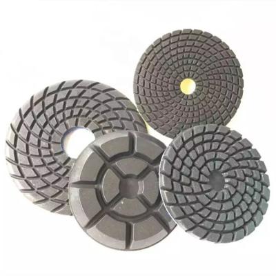 China 4inch Concrete Concrete Floor Polishing Pads Resin Bond Grinding Wheel For Terrazzo Floor Factory Price for sale