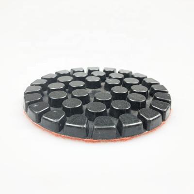 China Concrete Terrazzo Treatment Bond Floor 4 Inch Floor Polishing Pad For Resin Concrete Diamond Grinding Wheel For Terrazzo Epoxy Floor for sale