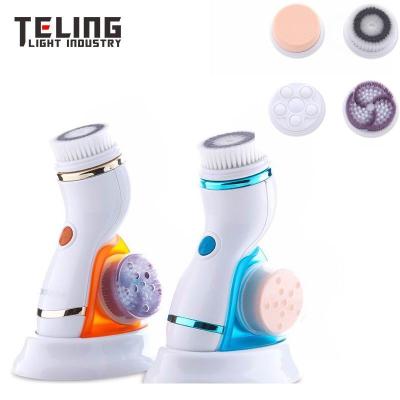 China 4 in 1 Electric Facial Cleaner Portable Professional Facial Massager Set TL-W153 for sale