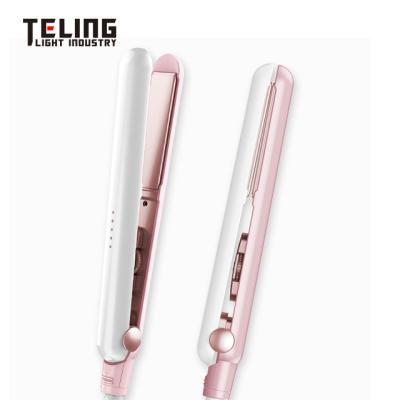 China New Safety Portable Electric Hair Straightener PTC Fast Heating Hairstyle Machine for sale