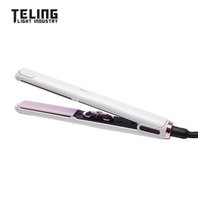 China Outdoor Professional Electric Hair Straightener Ceramic Flat Iron Titanium for sale