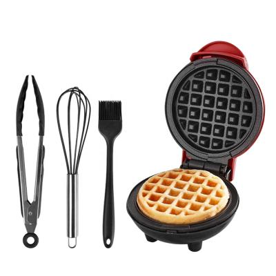 China Non-stick baking surface 2021 new design hot sale 3 in 1 electric mini waffle pancake maker price for sale