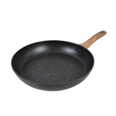 China Non Sustainable Hot Selling Amazon Amazon Fry Pan Cookware With Induction Bottom for sale