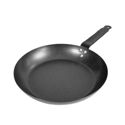 China Professional Art Decor High Quality Carbon Steel Non Stick Frying Pans Cookware for sale