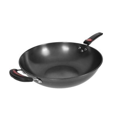 China Sustainable New Design Kitchenware Nonstick Carbon Steel Cooking Woks for sale