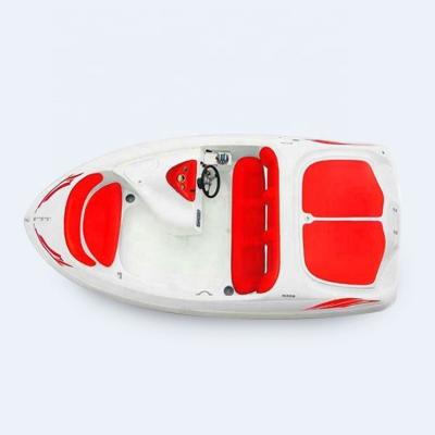 China Fiberglass Fashion Color Coated Jet Boats High Speed ​​Electric Speedboat for sale