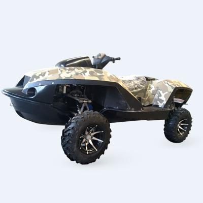 China Fiberglass Supports Customization Brand New Amphibious Glacire Snow Boat Chinese Quadski for sale